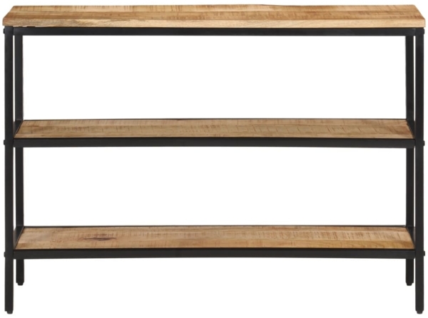vidaXL Konsolentisch 100x35x70 cm Raues Massivholz Mango 374073