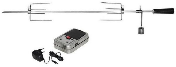 Enders® Grillspieß 7911 (Set, inkl. Elektromotor & Netzteil), Elektromotor, Edelstahl