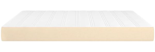 vidaXL Taschenfederkernmatratze Mittel Creme 180x200x20 cm Stoff 347839 Bild 4