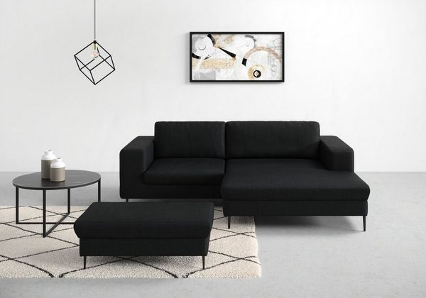 DOMO collection Ecksofa Modica L-Form, moderne Optik mit großzügiger Recamière, auch in Cord