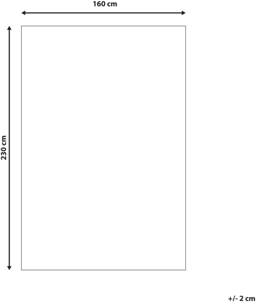 Teppich beige 160x230 cm Shaggy CIDE Bild 2