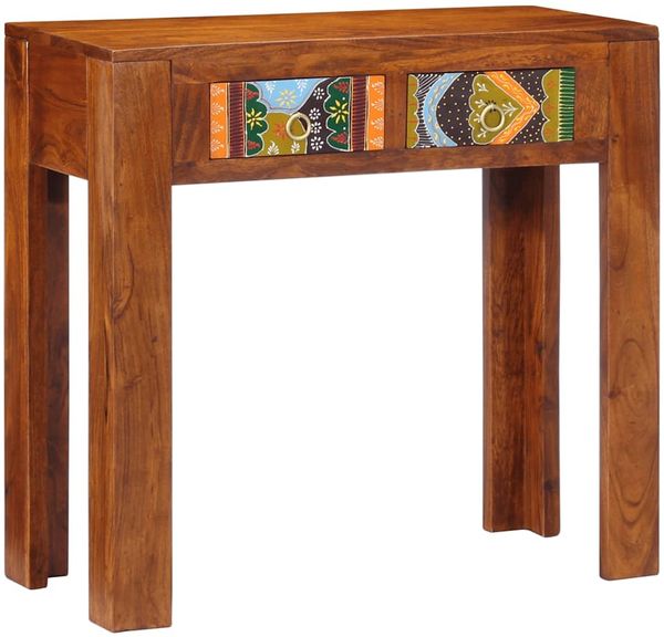 vidaXL Konsolentisch 80x35x75 cm Massivholz Akazie 4016496