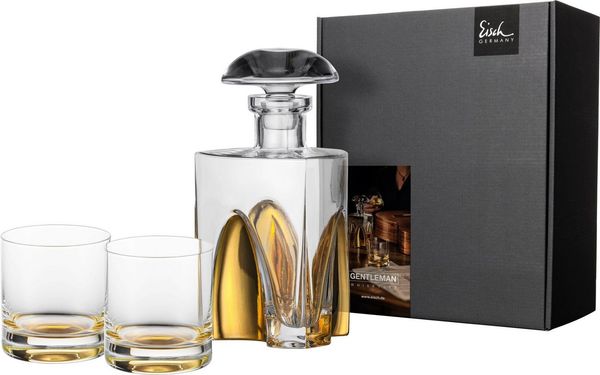 Eisch Gentleman Geschenkset gold im Geschenkkarton