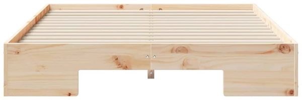 vidaXL Bettgestell Braun 120 x 190 cm 873040 Bild 5