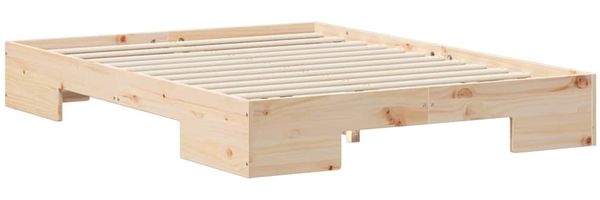 vidaXL Bettgestell Braun 120 x 190 cm 873040 Bild 4