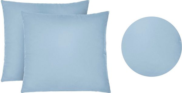 Biberna Kissenbezug Michi Feinjersey mit Reißverschluss, (2 Stück), verschiedene Größen, Feinjersey Kissenhülle aus 100% Baumwolle Bild 3