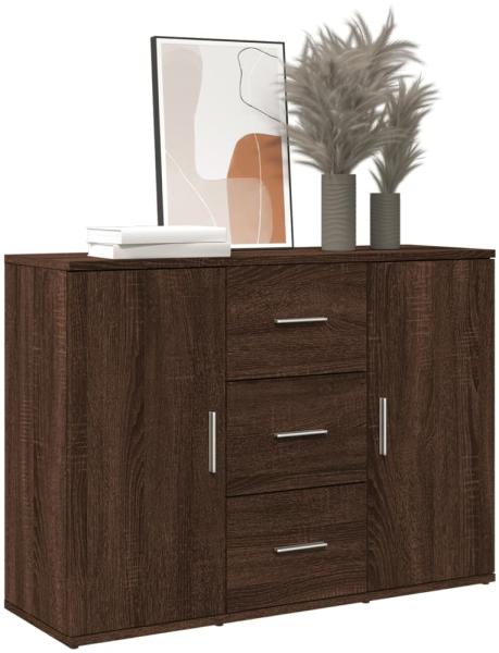 vidaXL Sideboard Braun Eichen-Optik 90,5x29,5x65 cm Holzwerkstoff 849880