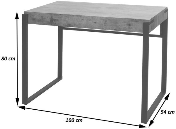 Konsolentisch HWC-L53, Telefontisch Arbeitstisch Beistelltisch Ablagetisch, Metall 80x100x54cm ~ Marmor-Optik grau Bild 3