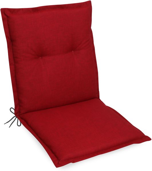 Gardissimo PREMIUM Niederlehner Gartenstuhl Auflagen 100x50x8cm rot