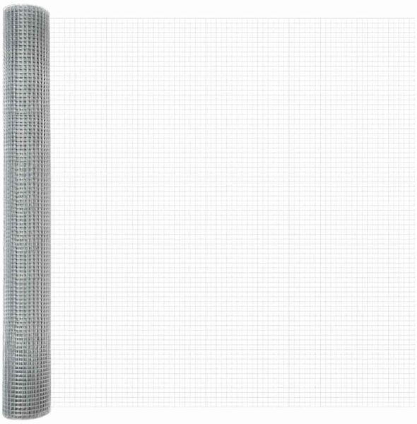 vidaXL Schweißdrahtzaun mit Spikes 10 x 1,4 m Verzinkter Stahl Silber 3351936 Bild 7