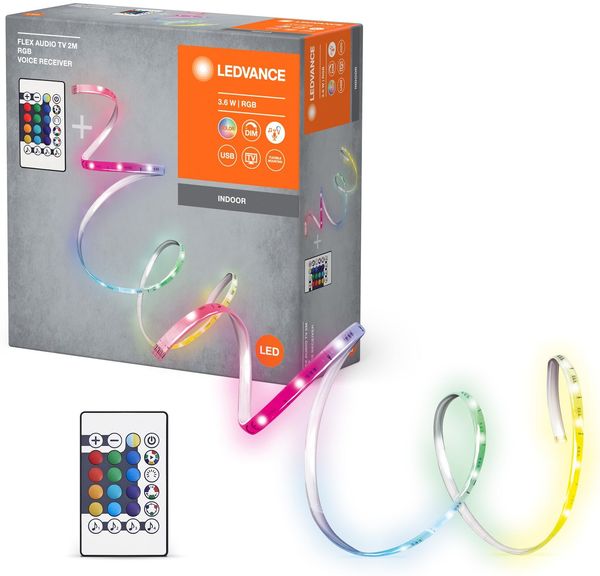 LEDVANCE FLEX AUDIO USB MIT FERNBEDIENUNG 2M RGB