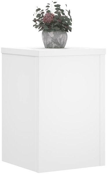 vidaXL Pflanzenständer 2 Stk. Weiß 25x25x35 cm Holzwerkstoff 852906 Bild 8