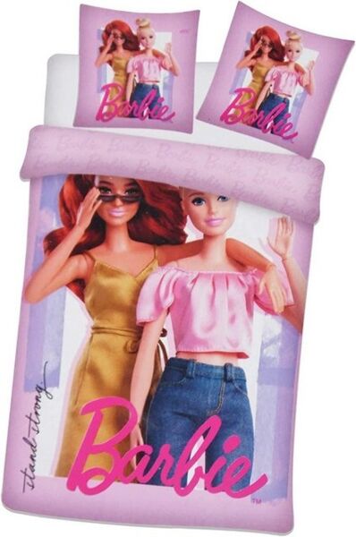 Barbie Mädchen Wende Bettwäsche 135 x 200 cm 100% Baumwolle