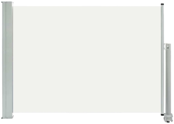 vidaXL Ausziehbare Seitenmarkise 80×300 cm Creme 48359