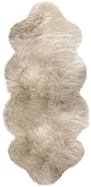 Heitmann Felle Fellteppich Lammfell KK 1,5 - Premium Qualität, fellförmig, Höhe: 70 mm, echtes Austral. Lammfell, besonders weich, auch ideal als Bettvorleger