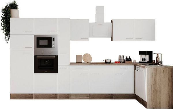 RESPEKTA Winkelküche Oliver, Breite 370 cm, wechselseitig aufbaubar