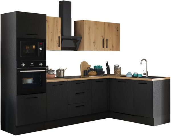 BASIC by Balculina Winkelküche Turin, Stellbreite 280x175 cm, wahlweise mit E-Geräten