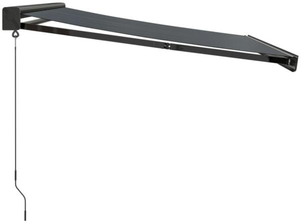 vidaXL Markise Einziehbar Anthrazit 3x2,5 m Stoff und Aluminium 3154561 Bild 7