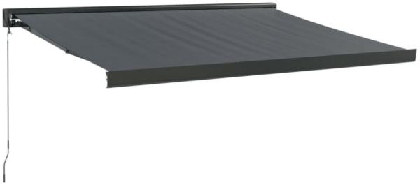 vidaXL Markise Einziehbar Anthrazit 3x2,5 m Stoff und Aluminium 3154561 Bild 5