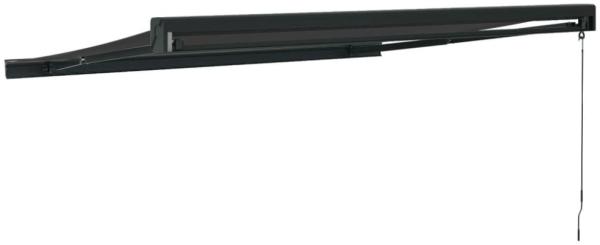 vidaXL Markise Einziehbar Anthrazit 3x2,5 m Stoff und Aluminium 3154561 Bild 3