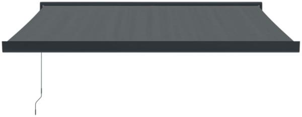 vidaXL Markise Einziehbar Anthrazit 3x2,5 m Stoff und Aluminium 3154561 Bild 6