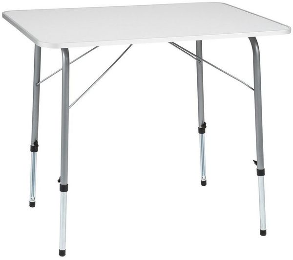 tectake Campingtisch Julian (1-St, 1 tlg), Stufenlos höhenverstellbar