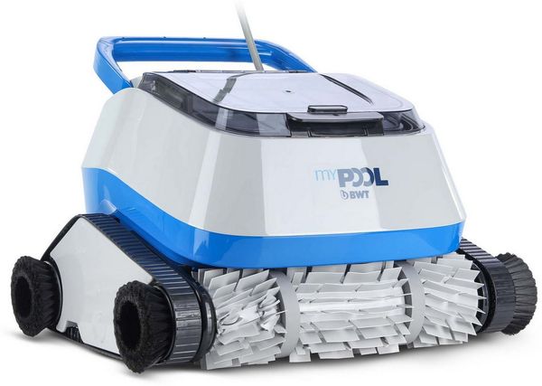 my POOL BWT Poolroboter POWER ONE4ALL PREMIUM Nachfolger für POWER 4.0, Mit Kabel, reinigt Boden, Wand und Wasserlinie
