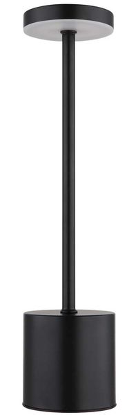 LED Tischleuchte, Metall, schwarz, Touchdimmer, Akku, H 34,3 cm Bild 4