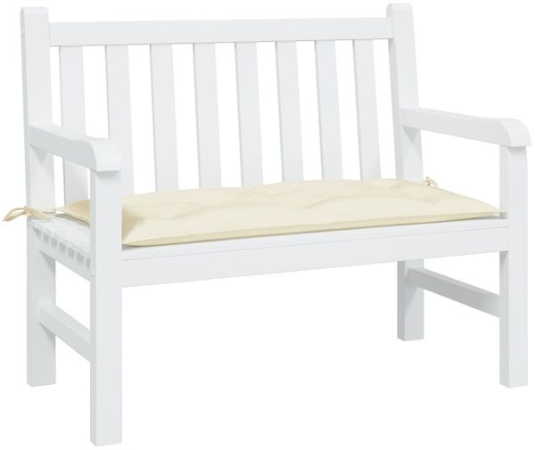 vidaXL Gartenbank-Auflage Creme 100x50x7 cm Oxford-Gewebe 361566