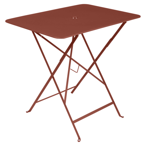 Bistro Klapptisch Rechteckig 77x57 Ockerrot