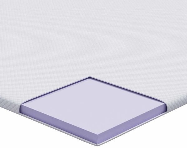 vidaXL Matratzenauflage, Jacquard Stoff weiß, Höhe 3,5 cm, 200x200 cm Bild 11