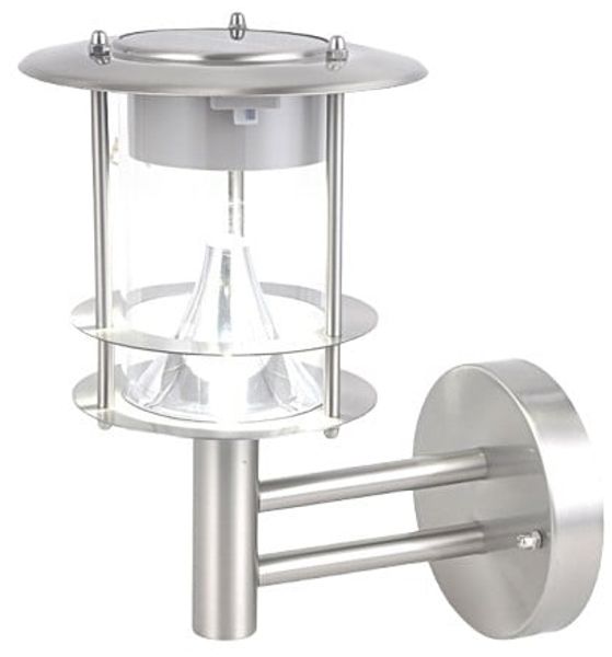 Dapo LED Solar Wandleuchte Dallas 80 cm kaltweiß