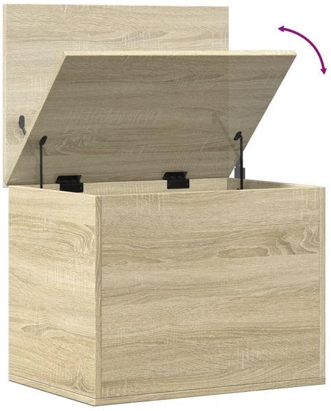 vidaXL Truhe Sonoma-Eiche 60x42x46 cm Holzwerkstoff 840655 Bild 8