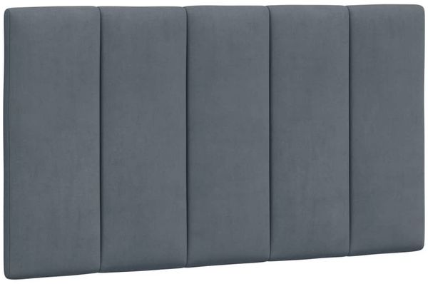 vidaXL Bettgestell mit LED ohne Matratze "Hanko" Dunkelgrau 90x200 cm Samt 3213758 Bild 10