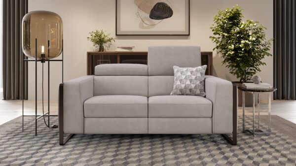 Sofanella Zweisitzer MANZANO Stoffsofa Couchgarnitur Sofa in Rot Bild 5