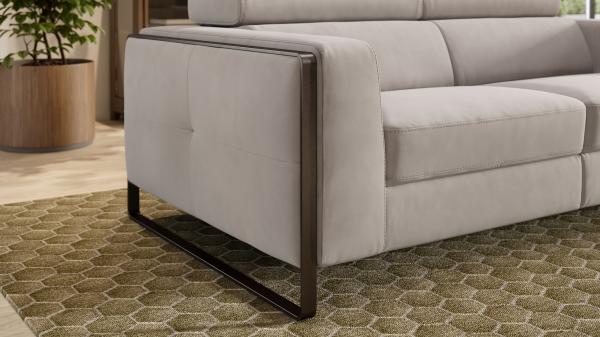 Sofanella Zweisitzer MANZANO Stoffsofa Couchgarnitur Sofa in Rot Bild 6