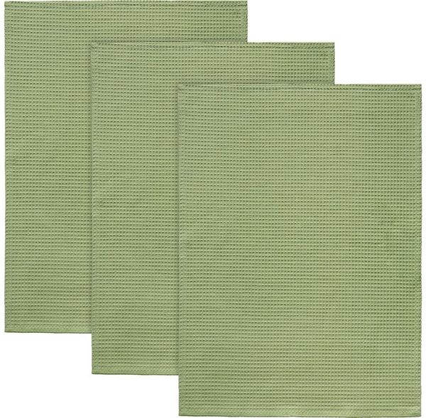 Erwin Müller Geschirrtuch Geschirrtuch 3er-Pack, Piqué Uni