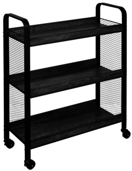 Servierwagen Gloria / 300.001749, Schwarz, 66 x 85 x 26 cm