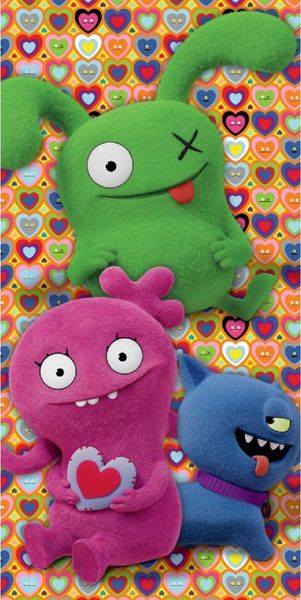 Ugly Dolls Strandtuch Badetuch Baumwolle für Strand und Schwimmbad 70x140 cm