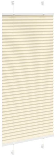 vidaXL Plissee Creme 55x150 cm Stoffbreite 54,4 cm Polyester 4015287 Bild 3