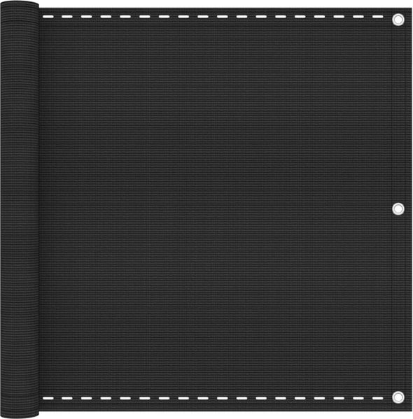 vidaXL Balkonsichtschutz HDPE 90x400 cm Anthrazit 42314