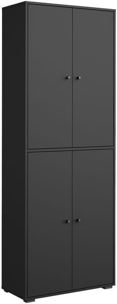 Schuhschrank Damert 023 (Farbe: Schwarzer Graphit)