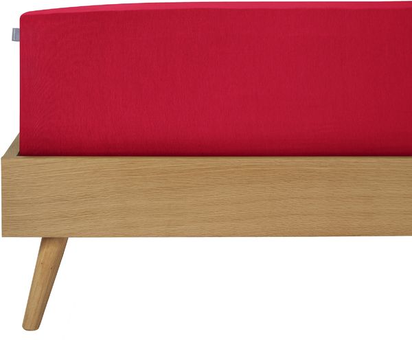 Schiesser Spannbettlaken Elli - 97/3 - 150 x 200 cm - Rot