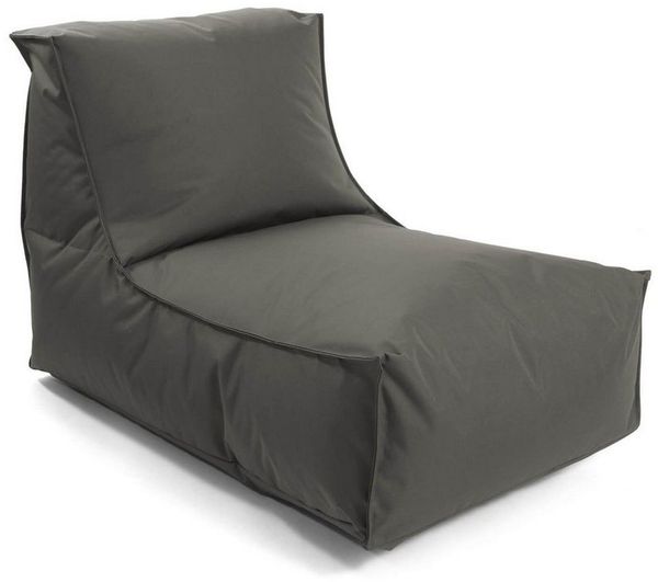 mokebo Sitzsack Der Sundowner (für drinnen & draußen), Bean Bag Outdoor, Sitzsack für deinen Balkon, Relaxliege in Anthrazit