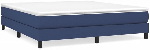 vidaXL Boxspringbettgestell Blau 180x200 cm Stoff 3120538 Bild 2
