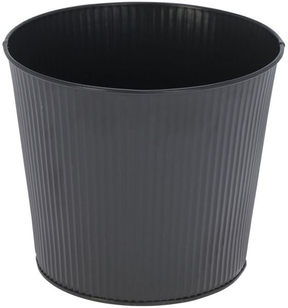 4 Stk. Blumentopf Pflanzgefäß Balkontopf Pflanztopf verzinkt Ø13xH11cm