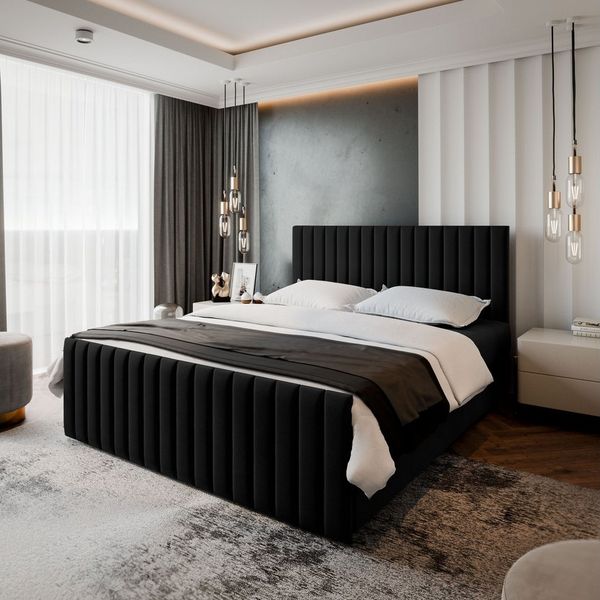 Masseno Boxbett ARION 140x200 cm mit Bonell Matratze und Topper