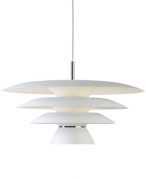 BELID Leuchten No. 104036 E27 Pendelleuchte DaVinci weiß matt 50cm