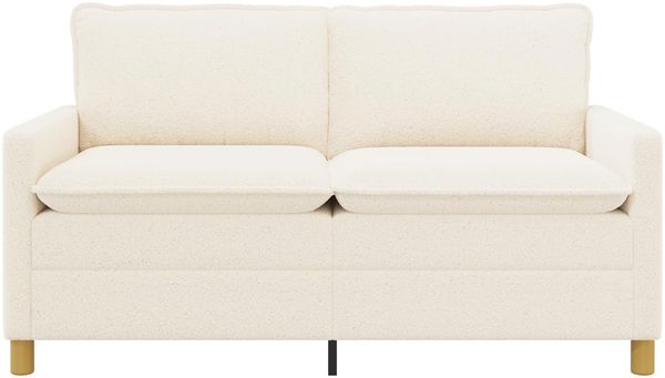 vidaXL Sofa Creme 156 x 81 x 87,5 cm Stoff 42028850 Bild 3