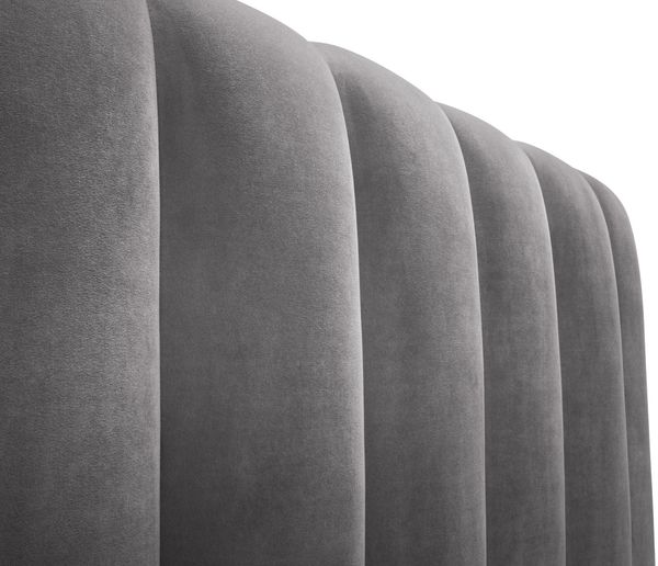 Micadoni Bett Kelp Samt Bluvel Grau 200x200 Bild 6